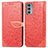 Leather Case Stands Fashionable Pattern Flip Cover Holder S04D for Motorola Moto Edge 20 5G