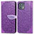 Leather Case Stands Fashionable Pattern Flip Cover Holder S04D for Motorola Moto Edge 20 Lite 5G