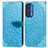 Leather Case Stands Fashionable Pattern Flip Cover Holder S04D for Motorola Moto Edge (2021) 5G