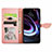 Leather Case Stands Fashionable Pattern Flip Cover Holder S04D for Motorola Moto Edge (2021) 5G