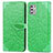 Leather Case Stands Fashionable Pattern Flip Cover Holder S04D for Motorola Moto G Stylus (2021) Green