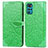 Leather Case Stands Fashionable Pattern Flip Cover Holder S04D for Motorola Moto G22