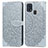 Leather Case Stands Fashionable Pattern Flip Cover Holder S04D for Samsung Galaxy M31