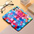 Leather Case Stands Fashionable Pattern Flip Cover Holder S04D for Samsung Galaxy S21 Ultra 5G