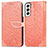 Leather Case Stands Fashionable Pattern Flip Cover Holder S04D for Samsung Galaxy S22 5G