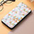 Leather Case Stands Fashionable Pattern Flip Cover Holder S04D for Samsung Galaxy S22 Ultra 5G White