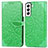 Leather Case Stands Fashionable Pattern Flip Cover Holder S04D for Samsung Galaxy S23 5G