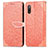 Leather Case Stands Fashionable Pattern Flip Cover Holder S04D for Sony Xperia Ace II