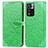 Leather Case Stands Fashionable Pattern Flip Cover Holder S04D for Xiaomi Redmi Note 11 Pro+ Plus 5G Green