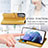 Leather Case Stands Fashionable Pattern Flip Cover Holder S05D for Samsung Galaxy S21 5G