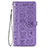 Leather Case Stands Fashionable Pattern Flip Cover Holder S05D for Samsung Galaxy S21 5G