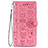 Leather Case Stands Fashionable Pattern Flip Cover Holder S05D for Samsung Galaxy S21 5G