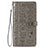 Leather Case Stands Fashionable Pattern Flip Cover Holder S05D for Samsung Galaxy S21 5G