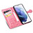 Leather Case Stands Fashionable Pattern Flip Cover Holder S05D for Samsung Galaxy S22 5G