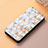 Leather Case Stands Fashionable Pattern Flip Cover Holder S06D for Huawei Honor 9X White