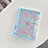 Leather Case Stands Fashionable Pattern Flip Cover Holder XH3 for Apple iPad 10.2 (2020) Mint Blue