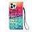 Leather Case Stands Fashionable Pattern Flip Cover Holder Y02B for Apple iPhone 13 Pro