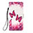 Leather Case Stands Fashionable Pattern Flip Cover Holder Y02B for Apple iPhone 13 Pro