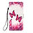Leather Case Stands Fashionable Pattern Flip Cover Holder Y02B for Apple iPhone 13 Pro Max