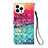 Leather Case Stands Fashionable Pattern Flip Cover Holder Y02B for Apple iPhone 14 Pro