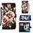 Leather Case Stands Fashionable Pattern Flip Cover Holder Y02B for Samsung Galaxy A11