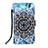 Leather Case Stands Fashionable Pattern Flip Cover Holder Y02B for Samsung Galaxy A33 5G