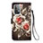 Leather Case Stands Fashionable Pattern Flip Cover Holder Y02B for Samsung Galaxy A52 5G