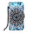 Leather Case Stands Fashionable Pattern Flip Cover Holder Y02B for Samsung Galaxy Note 20 5G