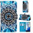 Leather Case Stands Fashionable Pattern Flip Cover Holder Y02B for Samsung Galaxy S20 Mixed