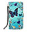 Leather Case Stands Fashionable Pattern Flip Cover Holder Y02B for Xiaomi POCO C3 Sky Blue