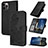 Leather Case Stands Fashionable Pattern Flip Cover Holder Y02X for Apple iPhone 13 Pro