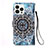 Leather Case Stands Fashionable Pattern Flip Cover Holder Y03B for Apple iPhone 14 Pro