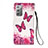 Leather Case Stands Fashionable Pattern Flip Cover Holder Y03B for Samsung Galaxy Note 20 5G