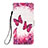 Leather Case Stands Fashionable Pattern Flip Cover Holder Y03B for Samsung Galaxy Note 20 5G