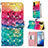 Leather Case Stands Fashionable Pattern Flip Cover Holder Y03B for Samsung Galaxy S20