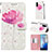 Leather Case Stands Fashionable Pattern Flip Cover Holder Y03B for Samsung Galaxy S20 Pink