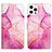 Leather Case Stands Fashionable Pattern Flip Cover Holder Y04B for Apple iPhone 13 Pro