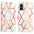 Leather Case Stands Fashionable Pattern Flip Cover Holder Y04B for OnePlus Nord N300 5G