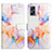 Leather Case Stands Fashionable Pattern Flip Cover Holder Y04B for OnePlus Nord N300 5G