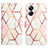 Leather Case Stands Fashionable Pattern Flip Cover Holder Y04B for Realme 10 Pro+ Plus 5G