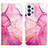 Leather Case Stands Fashionable Pattern Flip Cover Holder Y04B for Samsung Galaxy A52 5G
