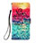 Leather Case Stands Fashionable Pattern Flip Cover Holder Y04B for Samsung Galaxy S23 5G