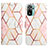 Leather Case Stands Fashionable Pattern Flip Cover Holder Y04B for Xiaomi Poco M5S