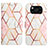 Leather Case Stands Fashionable Pattern Flip Cover Holder Y04B for Xiaomi Poco X3 NFC