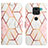 Leather Case Stands Fashionable Pattern Flip Cover Holder Y04B for Xiaomi Redmi Note 9