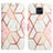 Leather Case Stands Fashionable Pattern Flip Cover Holder Y04B for Xiaomi Redmi Note 9 Pro