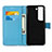 Leather Case Stands Fashionable Pattern Flip Cover Holder Y05B for Samsung Galaxy S22 5G