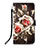 Leather Case Stands Fashionable Pattern Flip Cover Holder Y05B for Samsung Galaxy S23 5G