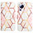 Leather Case Stands Fashionable Pattern Flip Cover Holder YB4 for Xiaomi Mi 12 Lite NE 5G