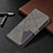 Leather Case Stands Fashionable Pattern Flip Cover L06 Holder for Apple iPhone 13 Mini Gray